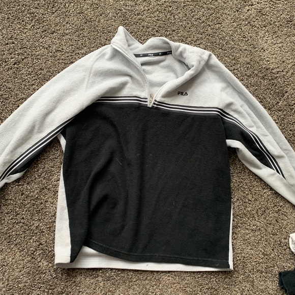 FILA Fleece Quarter Zip Pullover - Picture 2 of 4